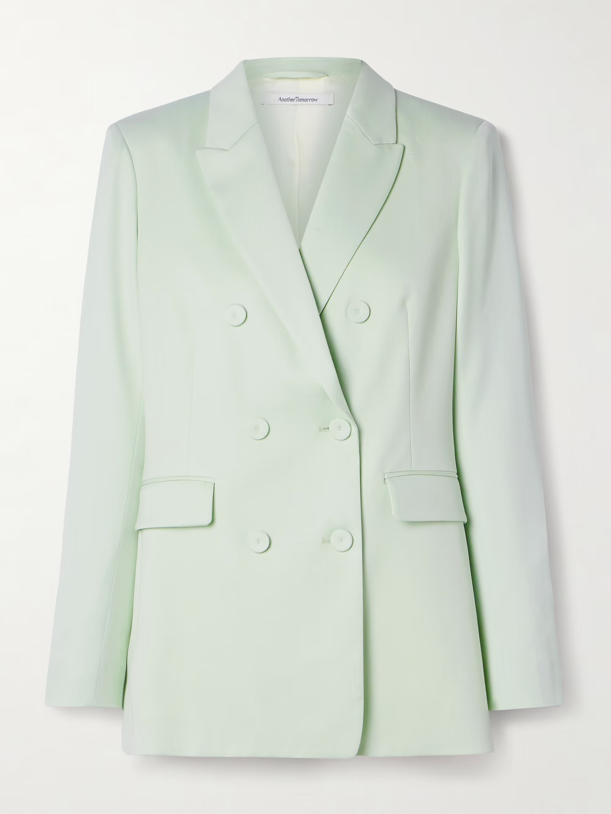 Double-breasted wool-blend blazer | NET-A-PORTER (UK & EU)