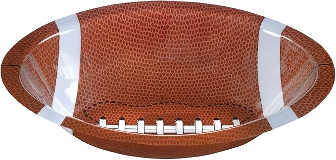 Brown Football Plastic Bowl - 80 oz. (1 Pc) - Premium Party Supply for Game Day Celebrations and ... | Amazon (US)
