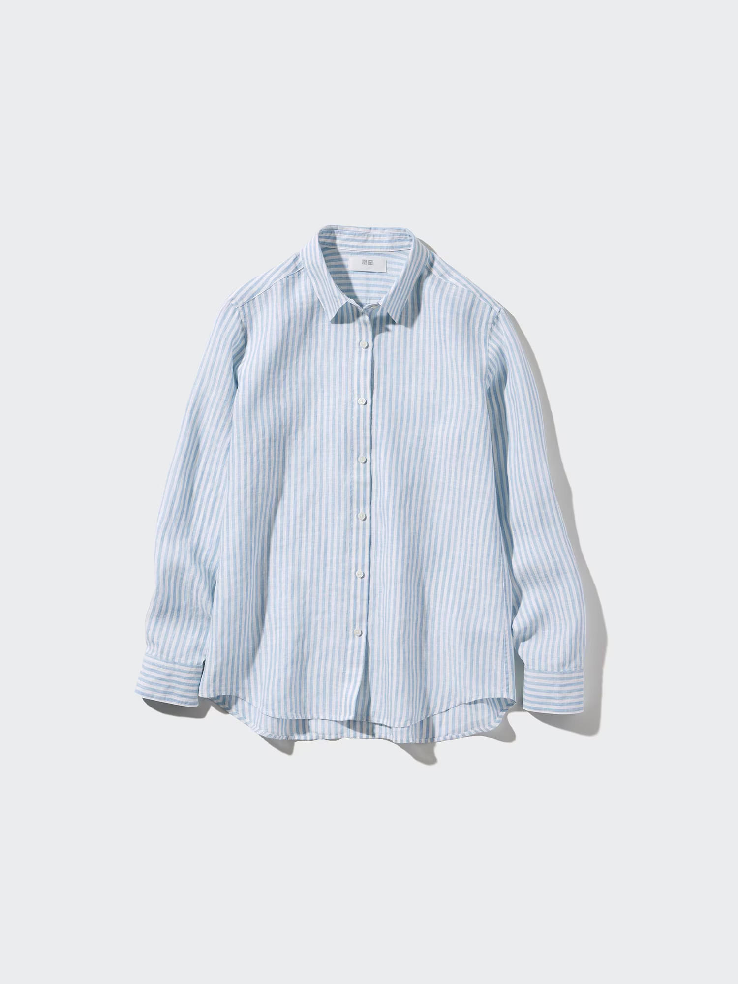 100% Premium Linen Shirt (Stripe) | UNIQLO (UK)
