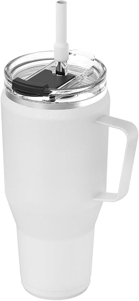 Zenbo 40 oz Tumbler with Handle and Straw Lid | Insulated Cup Reusable Large Tumbler Fit Cupholde... | Amazon (US)
