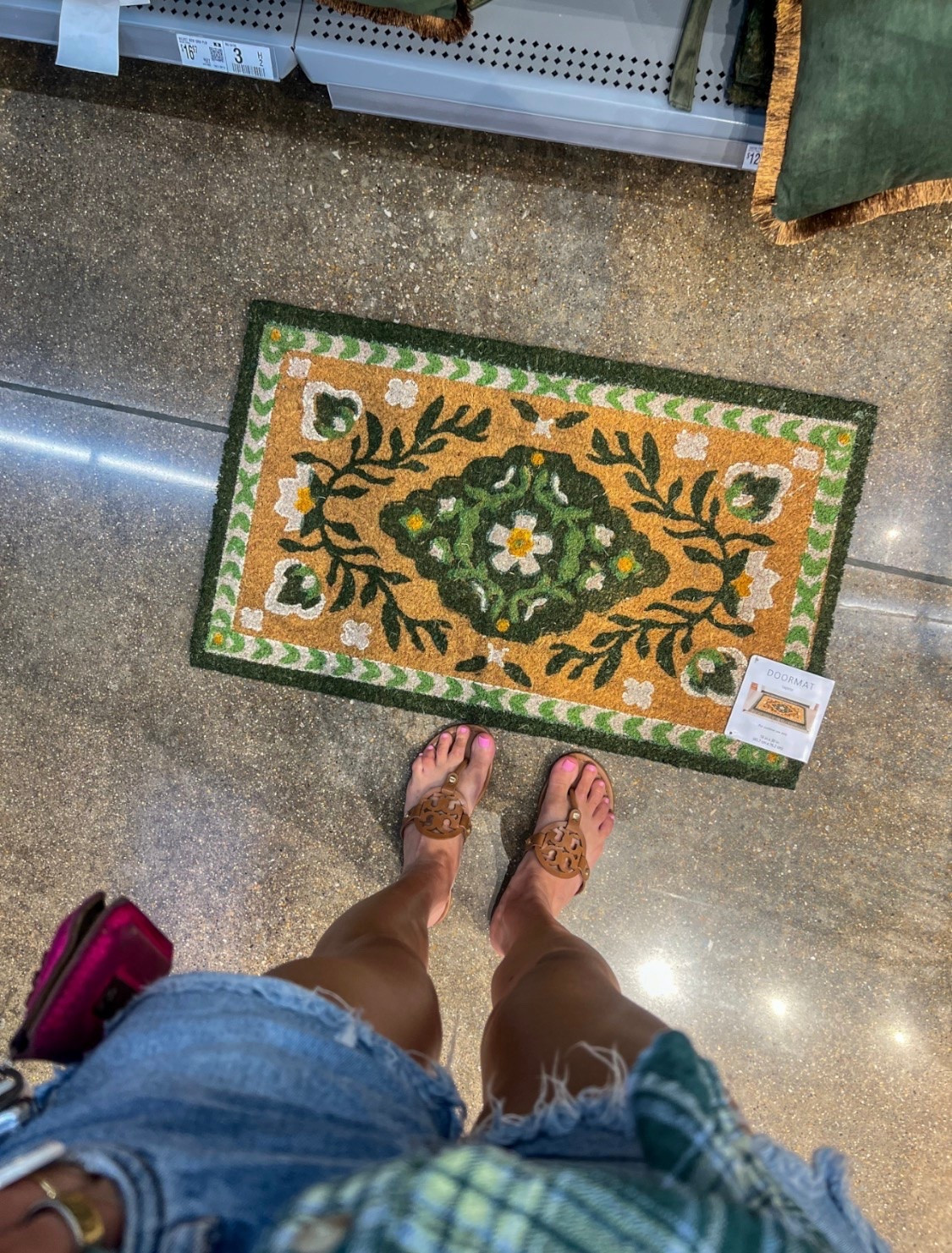 Walmart. Door mat.