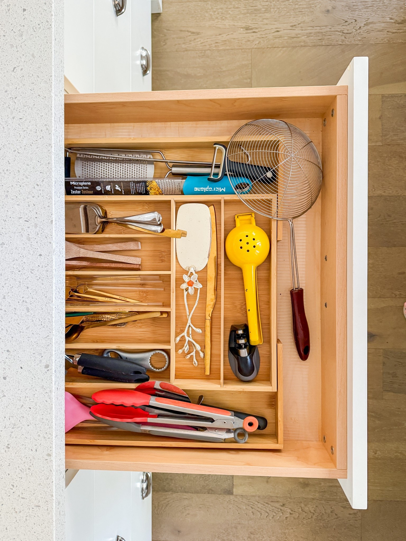 Kitchen drawer bamboo organizer 

#LTKHome #LTKGiftGuide