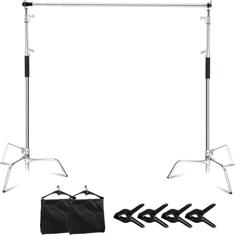 Meking 10x10FT / 3x3M Photo Backdrop Stand Kit, Heavy Duty Adjustable Photography Background Supp... | Amazon (US)