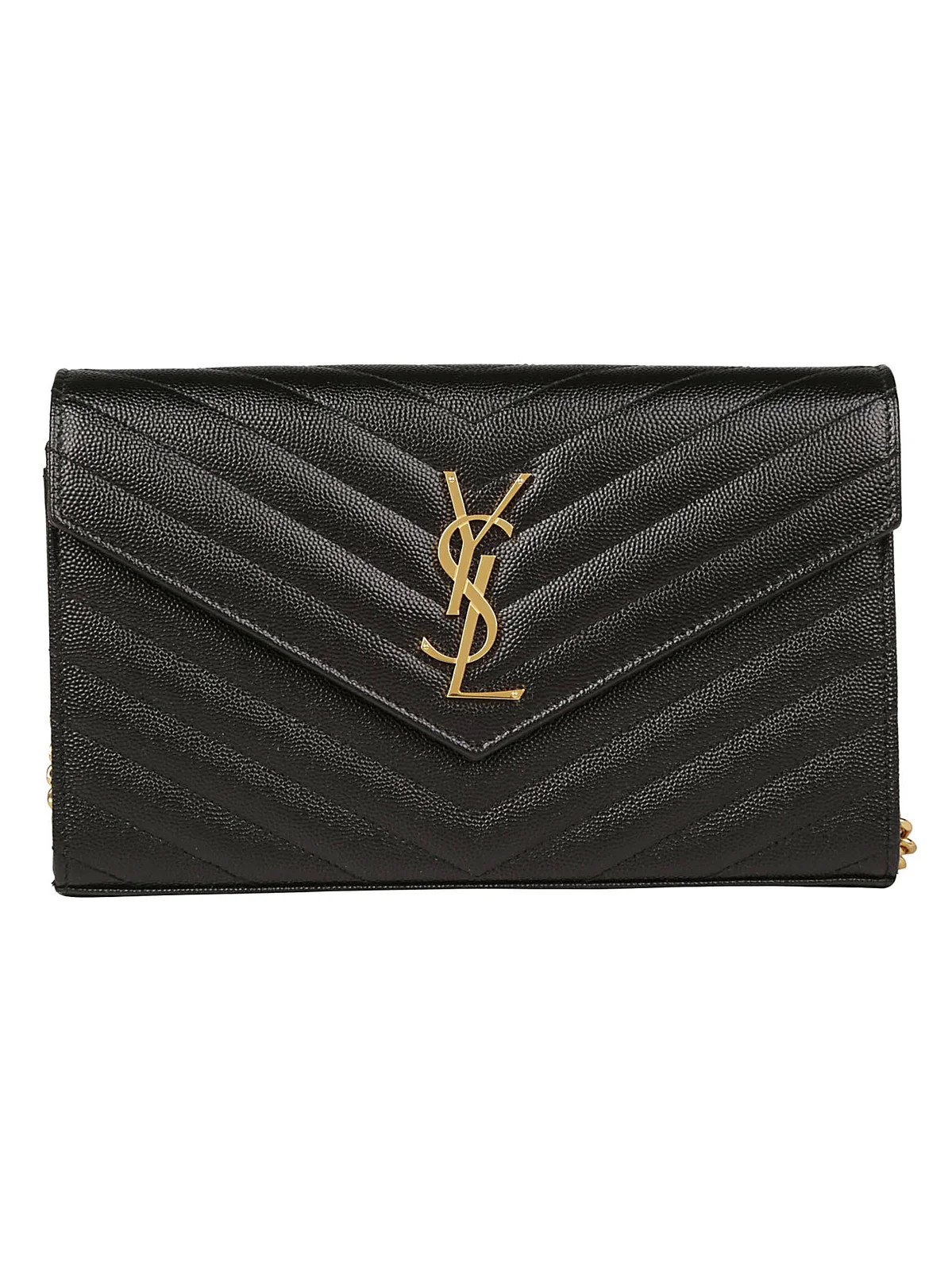 Saint Laurent Monogram Chain Wallet | Cettire Global