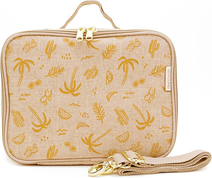 SoYoung Insulated Lunch Bag for Boys and Girls, Reusable Lunch Box with Removable Liner, Adjustab... | Amazon (US)