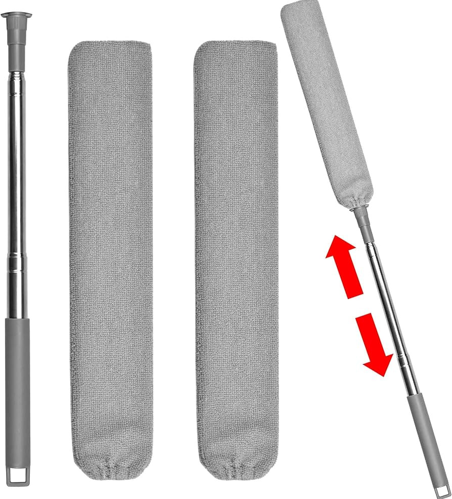 Loteaf Gap Dust Brush for Cleaning Under Appliances with Telescoping Long Handle 60 inches Washab... | Amazon (US)