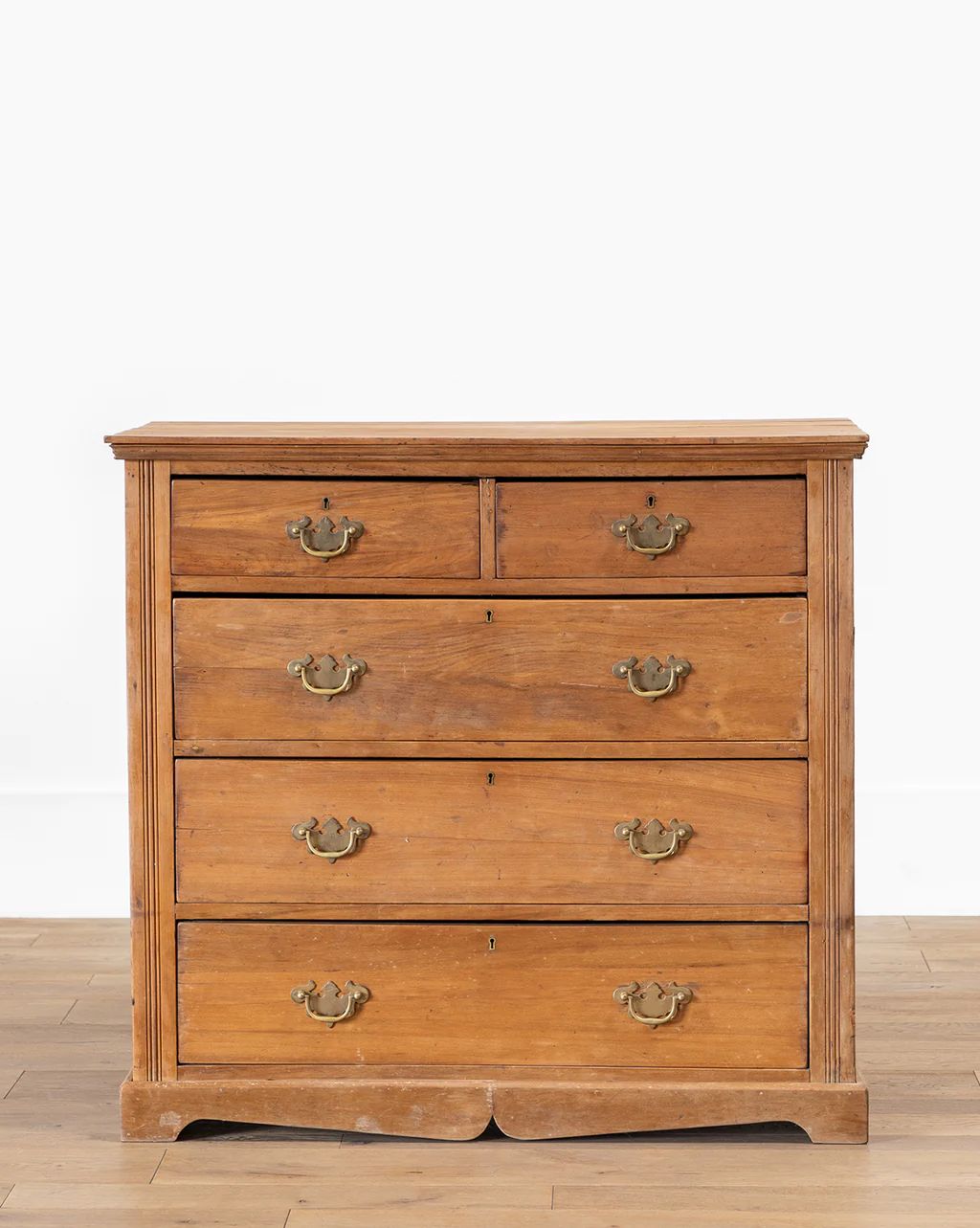 Vintage 5 Drawer Wooden Dresser | McGee & Co.