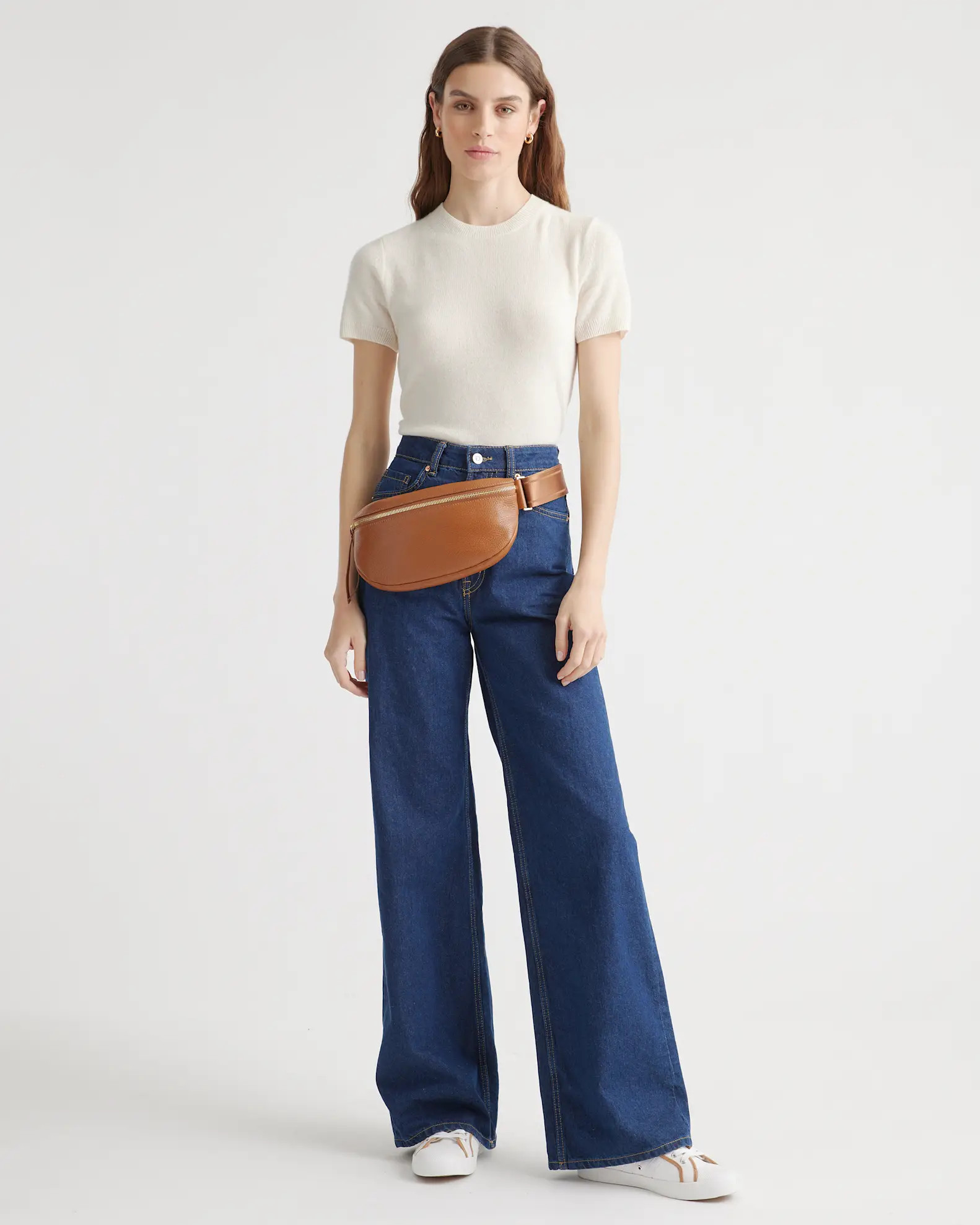 Italian Pebbled Leather Sling Bag | Quince