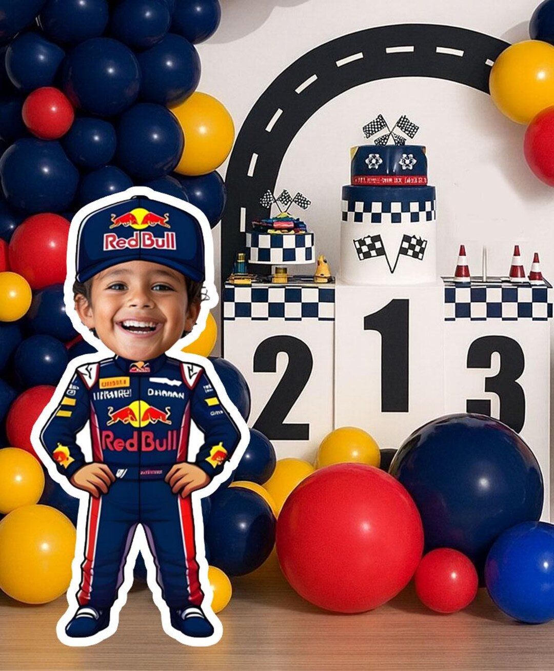 Racing Champion Cutout – Custom Face Formula Driver Inspired – Digital Party Decoration – P... | Etsy (Global)