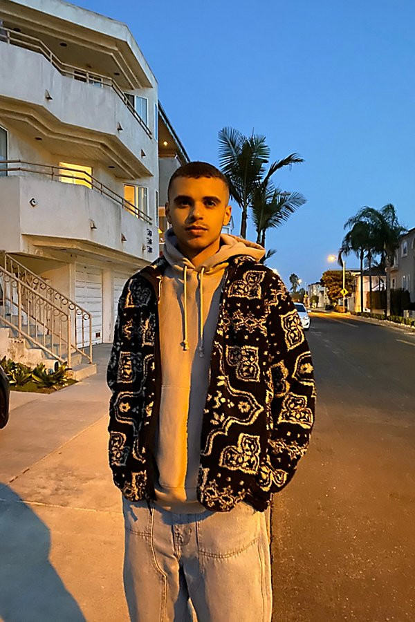 BDG Damask Sherpa Fleece Jacket | Urban Outfitters (US and RoW)