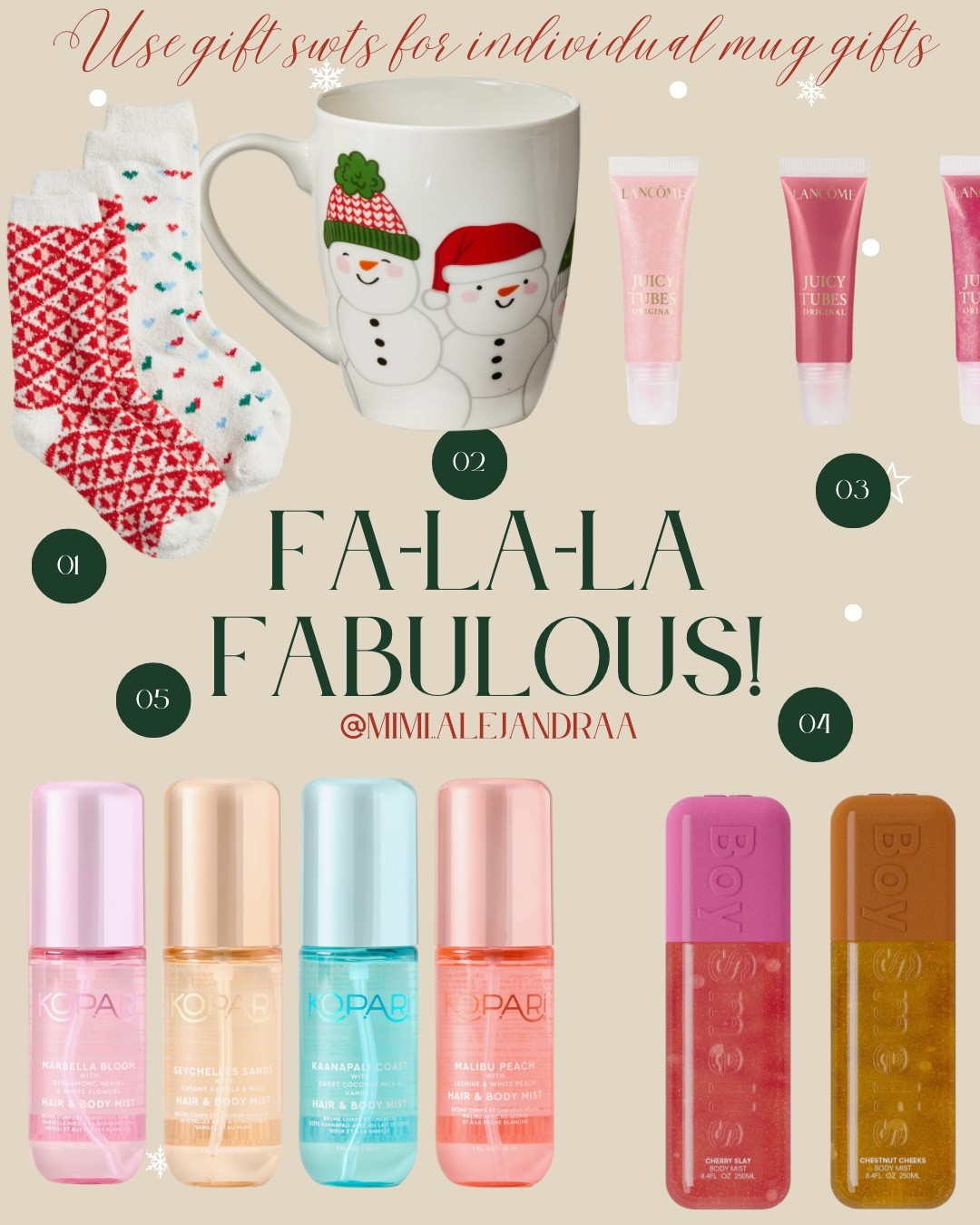 Gift Guide for stuffed gift mugs

Quick fun gift with a holiday mug then add one item from a gift pack such as fuzzy socks, lip gloss, and body scents.

#LTKCyberWeek 

#LTKGiftGuide #LTKHoliday