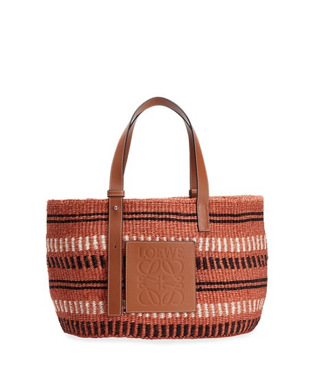 Loewe x Paula's Ibiza Woven Sisal Basket Tote Bag | Neiman Marcus