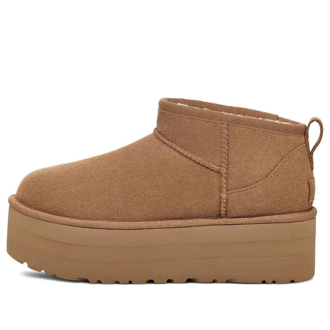 (WMNS) UGG Classic Ultra Mini Platform 'Chestnut' | KICKS CREW