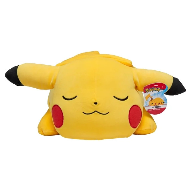 Pokemon Pikachu Sleeping Plush - 18-Inch Premium Plush in Sleeping Pose | Walmart (US)
