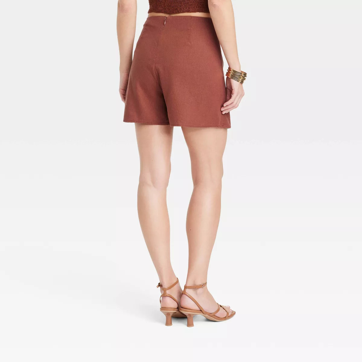 Women's Linen Mini Skort - A New Day™ | Target