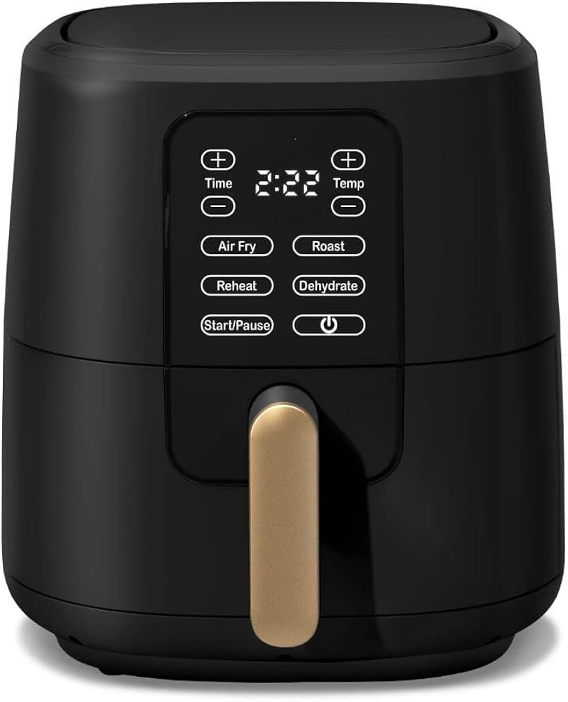 GOLDFI 6 Quart Touchscreen Air Fryer, Black Sesame by Drew Barrymore | Amazon (US)