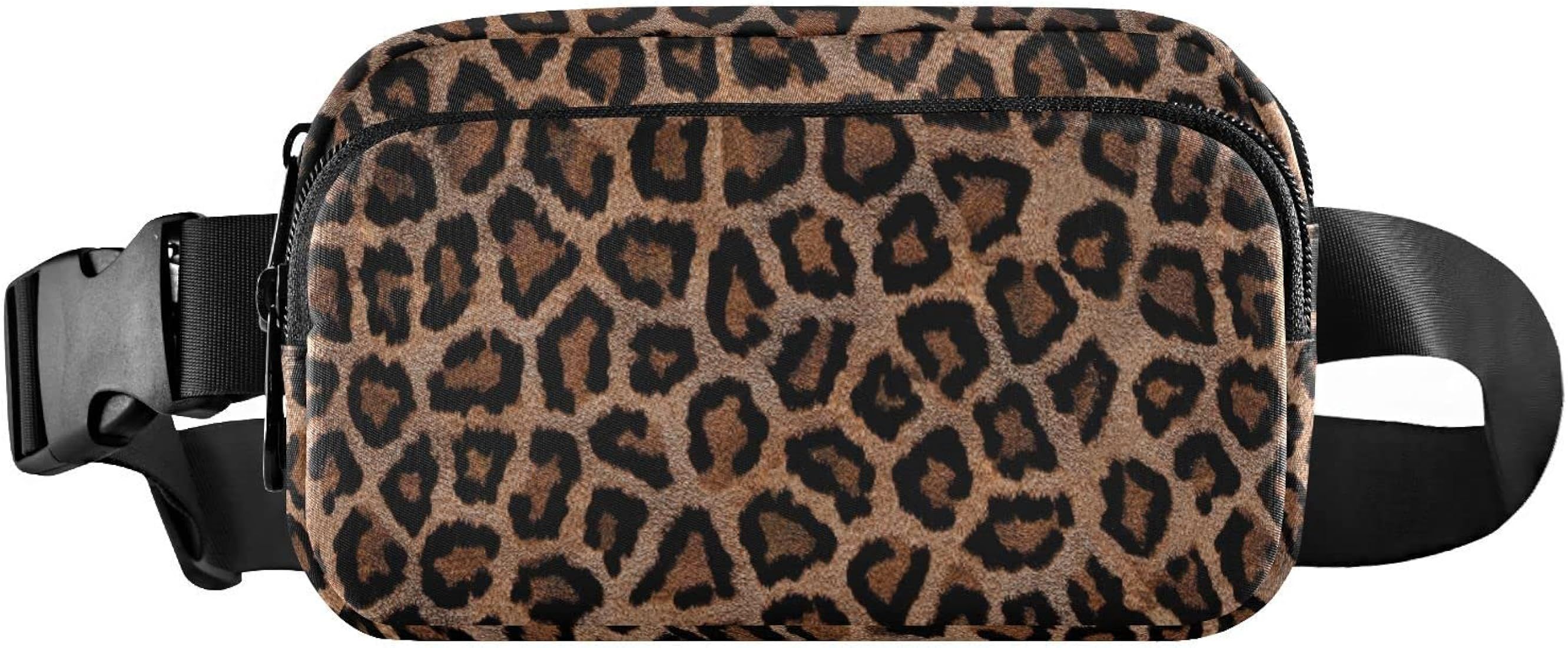 Leopards Fanny Packs for Women Men Crossbody Bag Fashion Waist Packs Waterproof Sling Bag Belt Ba... | Amazon (US)