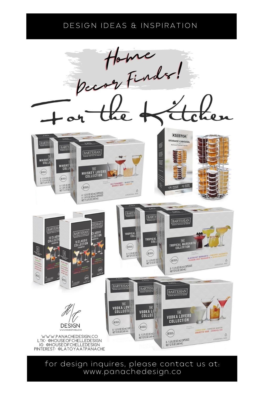 Entertainment season is approaching. If you would like to update your bar area, consider these essentials:

Bartesian, Bartesian cocktail machine pods, Bartesian cocktail machine drinks, Bartesian cocktail machine pods storage, holiday party, thanksgiving dinner, dinner party, dinner, family dinner, modern kitchen, home decor, modern decor, modern home, modern home decor, home decor Amazon, amazon home decor, amazon home, amazon kitchen, home bar, amazon bar area, home decor or a budget, home decor bar, bar design inspo, Black Friday, Cyber Monday, Gift Guide, Thanksgiving,

#LTKHome #LTKStyleTip #LTKGiftGuide

#LTKGiftGuide #LTKHome #LTKStyleTip