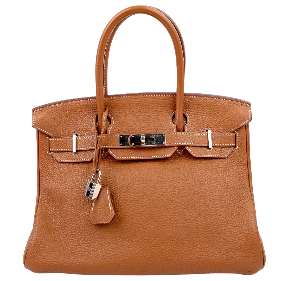 Birkin 30 Togo 2013 Gold/Palladium | Keeks Designer Handbags