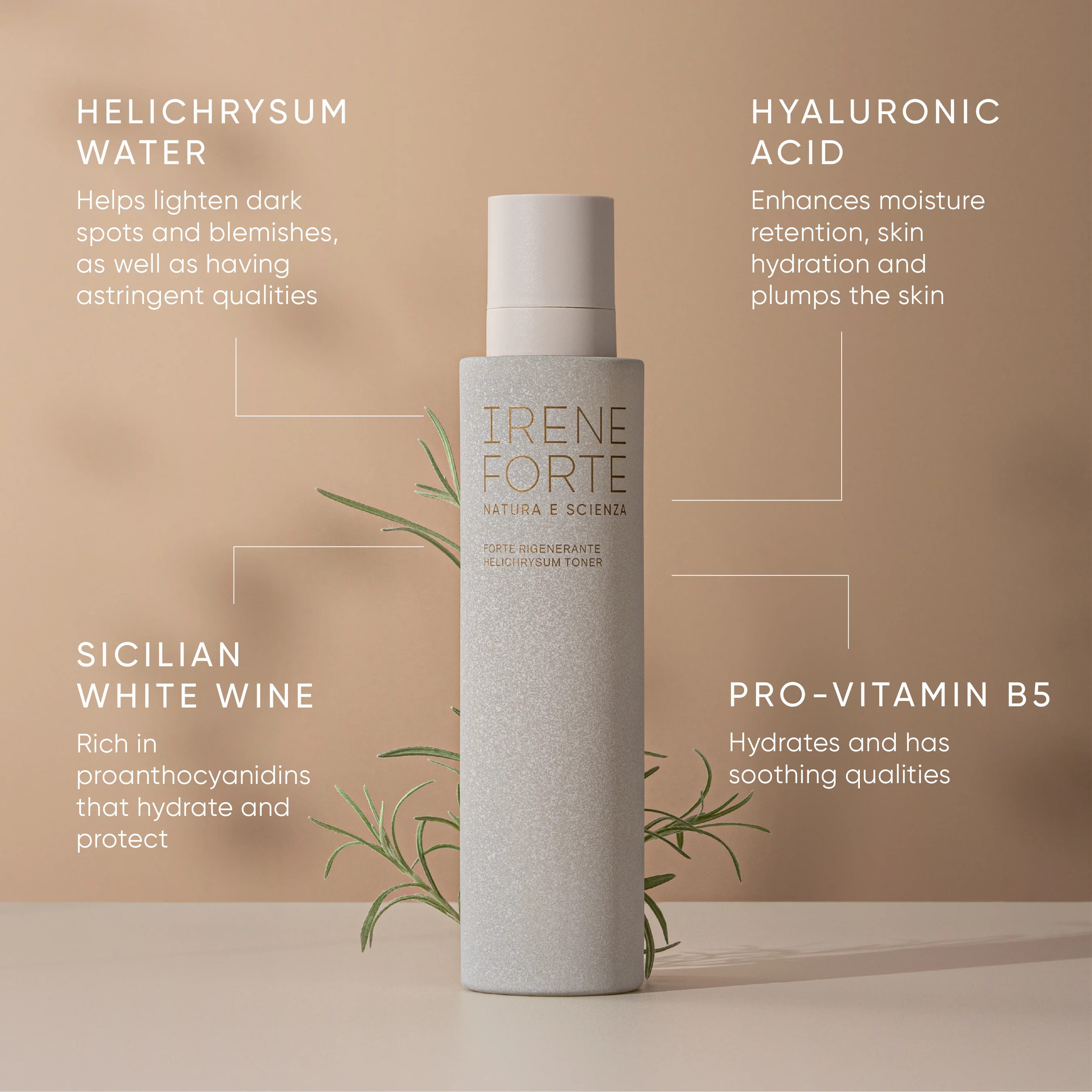 Irene Forte Skincare Helichrysum Toner | Face the Future