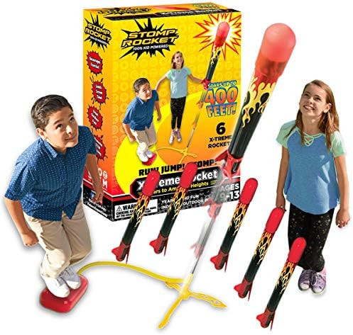 Stomp Rocket The Original X-Treme Rocket Launcher, 6 Rockets and Air Rocket Launcher - Outdoor Ro... | Amazon (US)