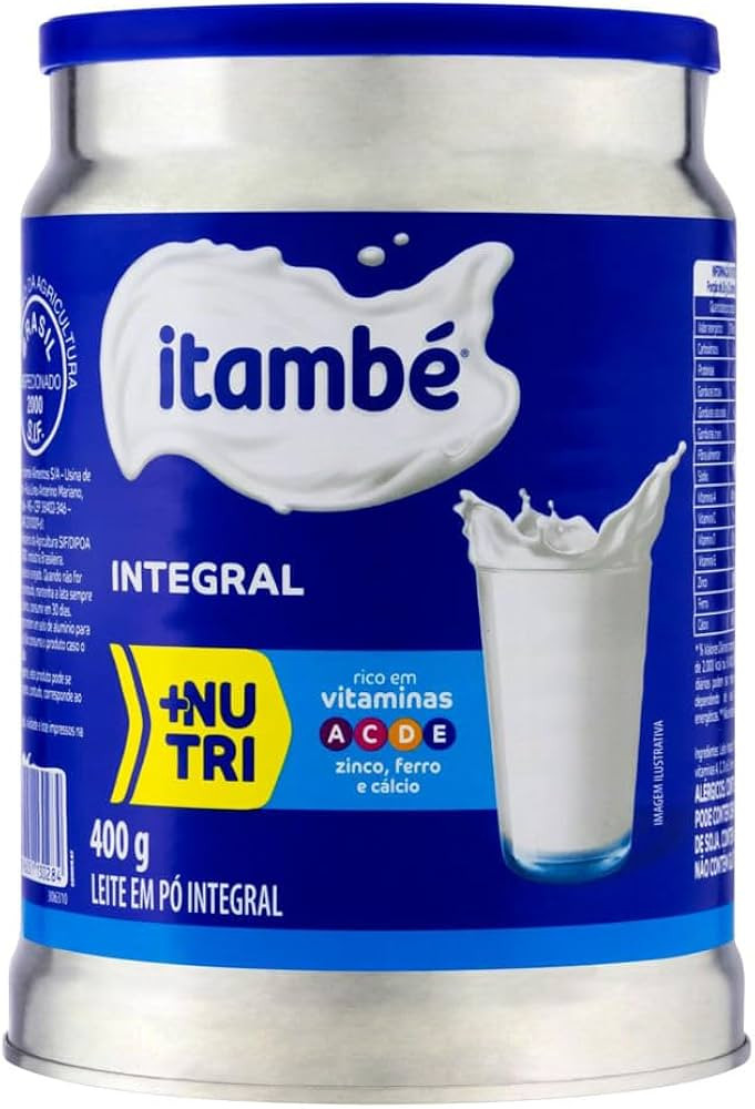 Leite em Pó Integral 400gr | Itambé | Amazon (BR)