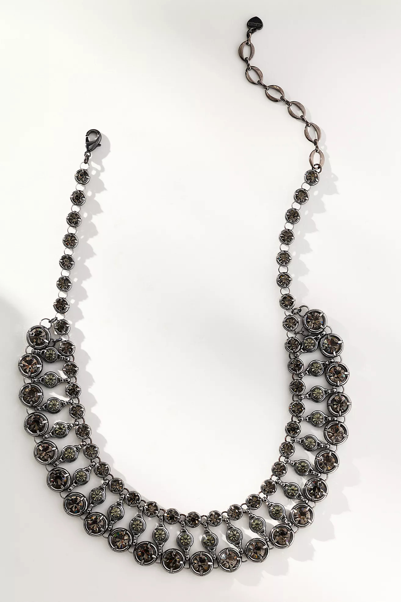 Chunky Layered Crystal Necklace | Anthropologie (US)