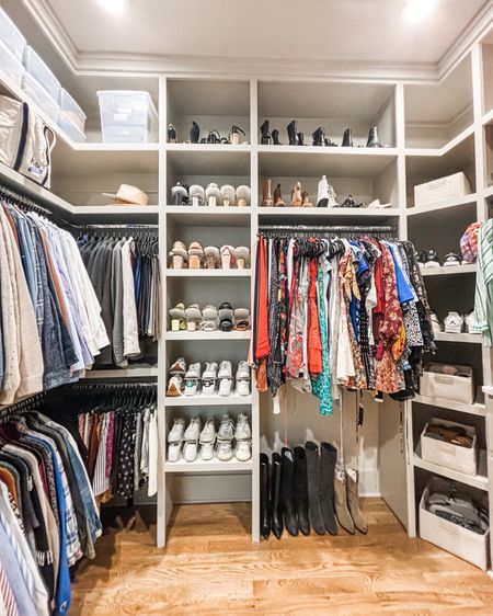 When your closet looks like this, getting dressed is a breeze! 😍

 

And not bad for day three after moving in - it's amazing what a professional unpacking team can get done in just a short amount of time! Our team made the best use of the shoe shelves with the viral shoe stackers you've probably seen everywhere - here they are in an actual real closet! We've used these for years so not sure why all of a sudden they've made an appearance all over social media but here we are. 👡 🥿 👟