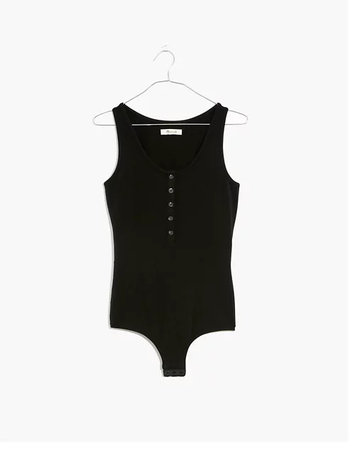 Indie Henley Thong Bodysuit | Madewell