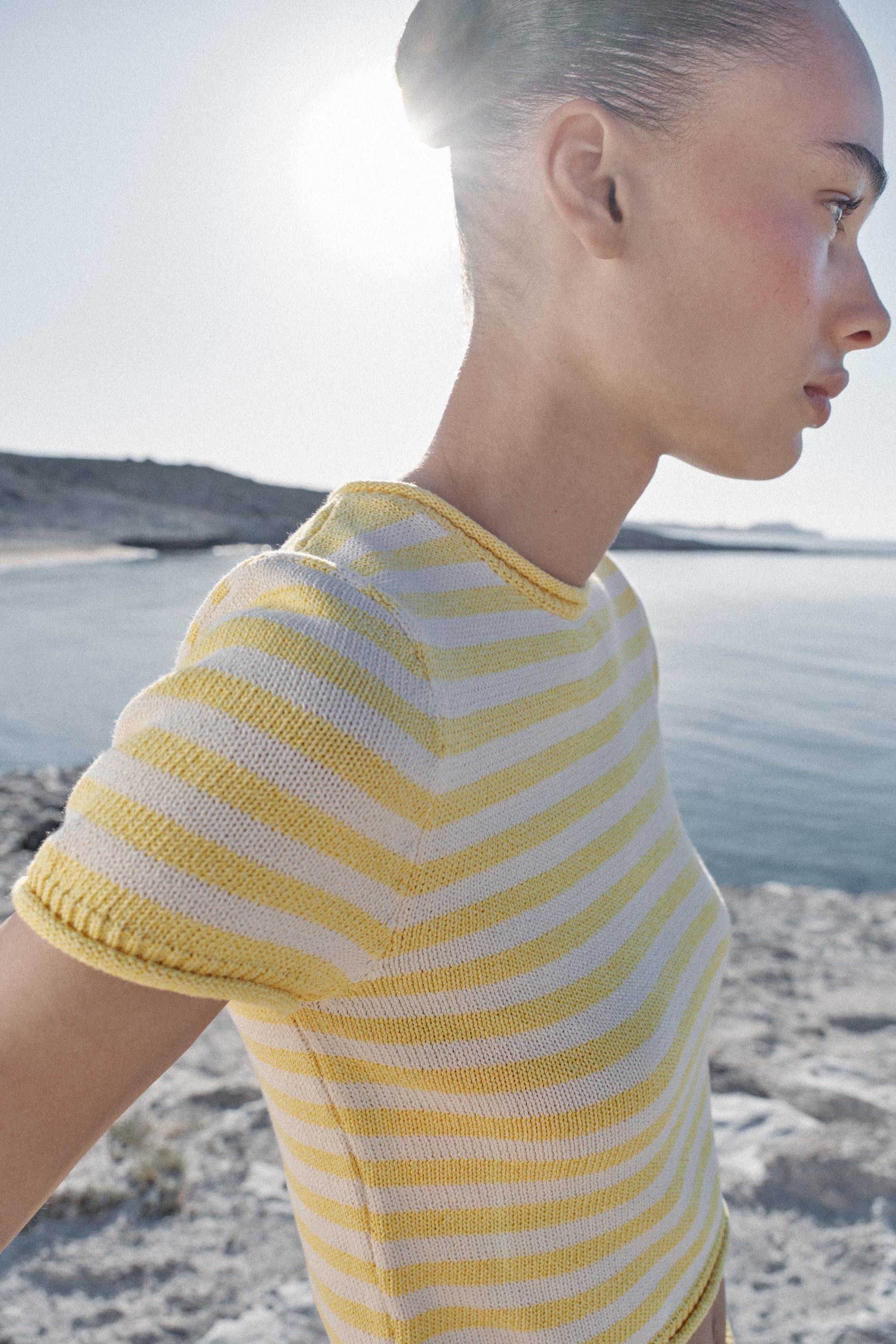 MINI STRIPED SHORTS | Zara Canada