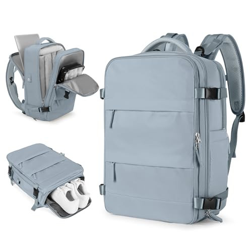 Travel Backpack For Women Men Airline Approved Personal Item Bag For Airlines Carry On Backpack Flight Approved Waterproof Backpack For Traveling On Airplane College Laptop Backpack Travel Essentials | Amazon (US)