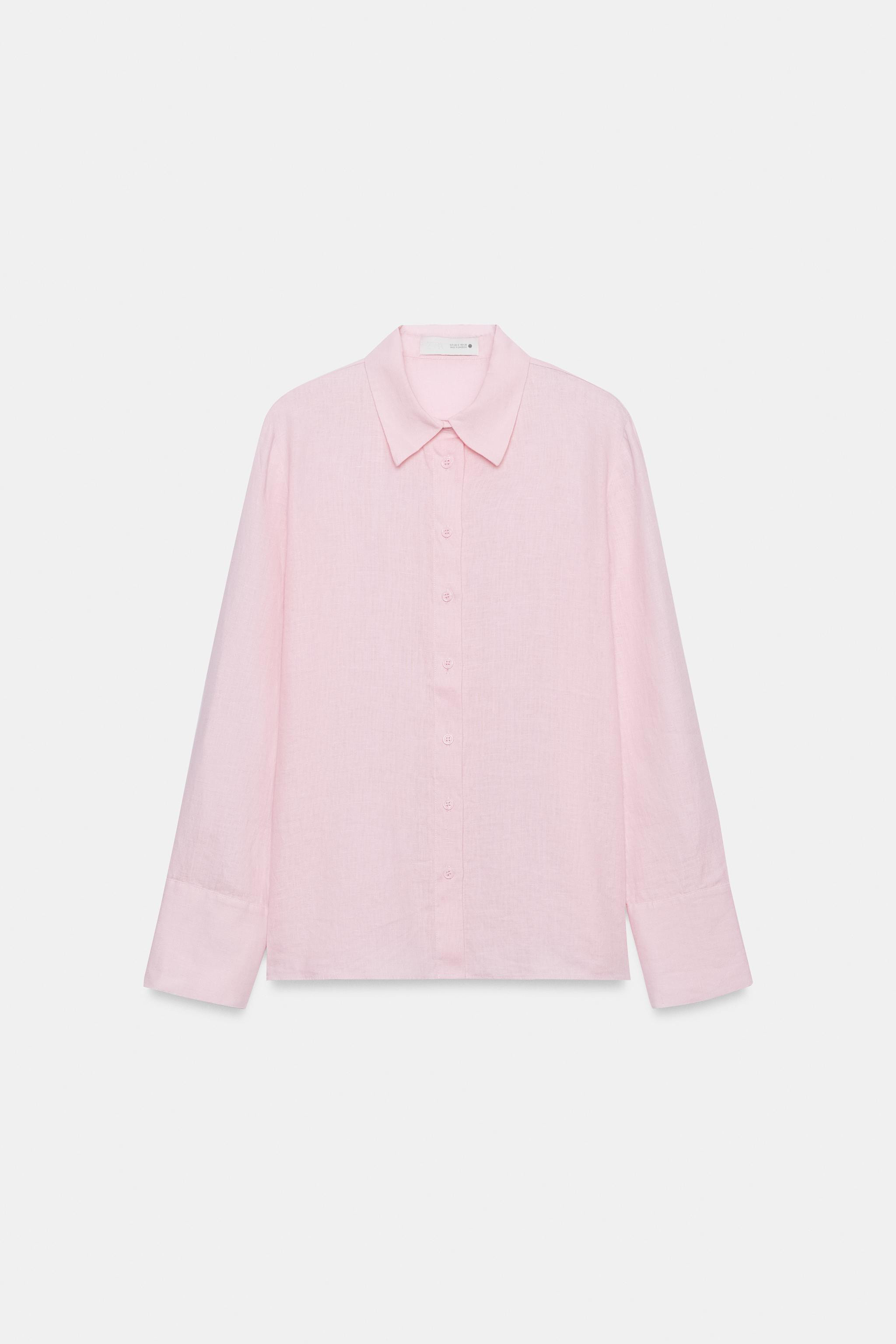 100% LINEN SHIRT ZW COLLECTION | Zara US