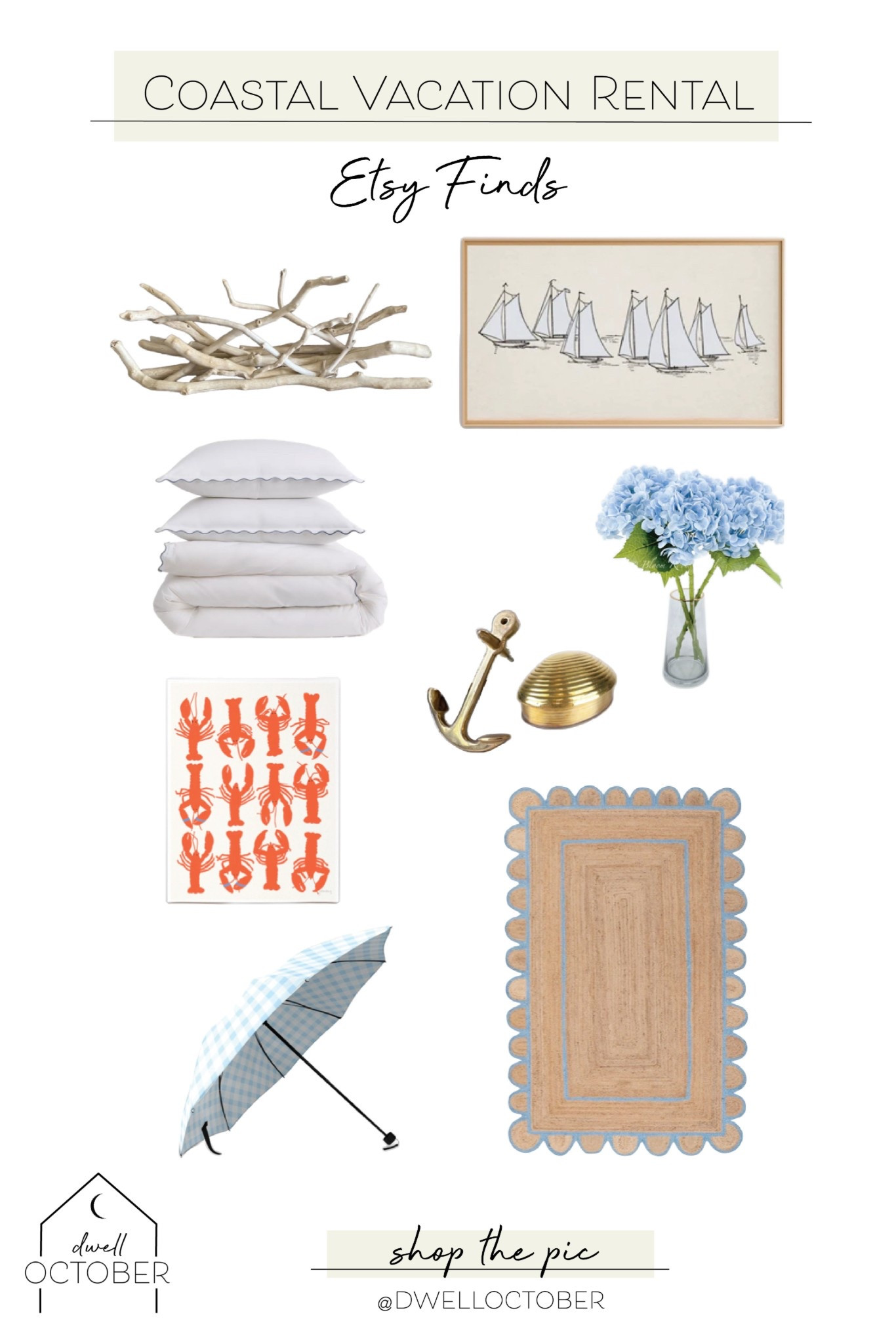 sharing a few tried and true @Etsy finds that we've used in our coastal vacation rental.

#LTKHome