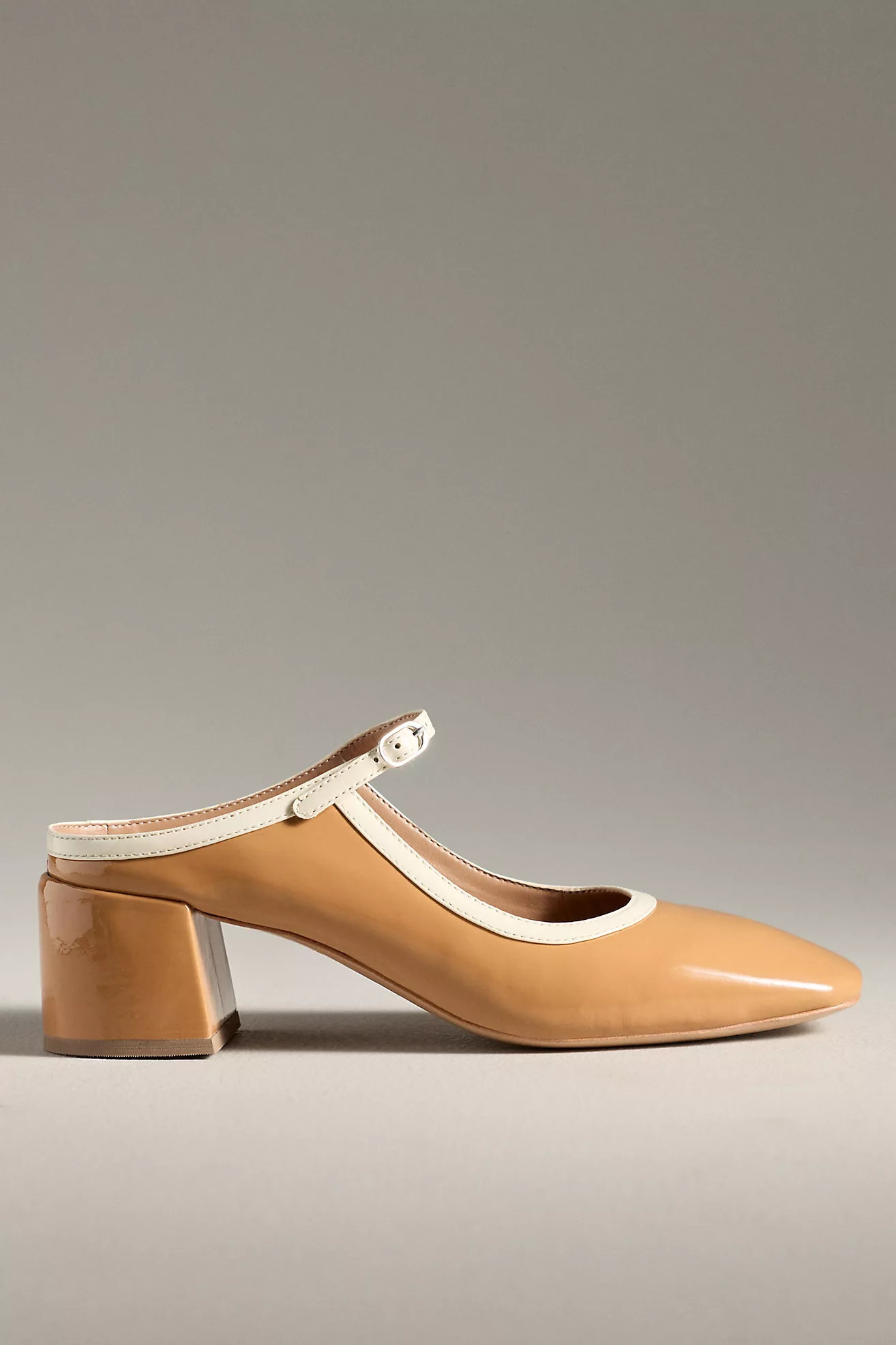 Maeve Block-Heel Mary Jane Mules | Anthropologie (US)
