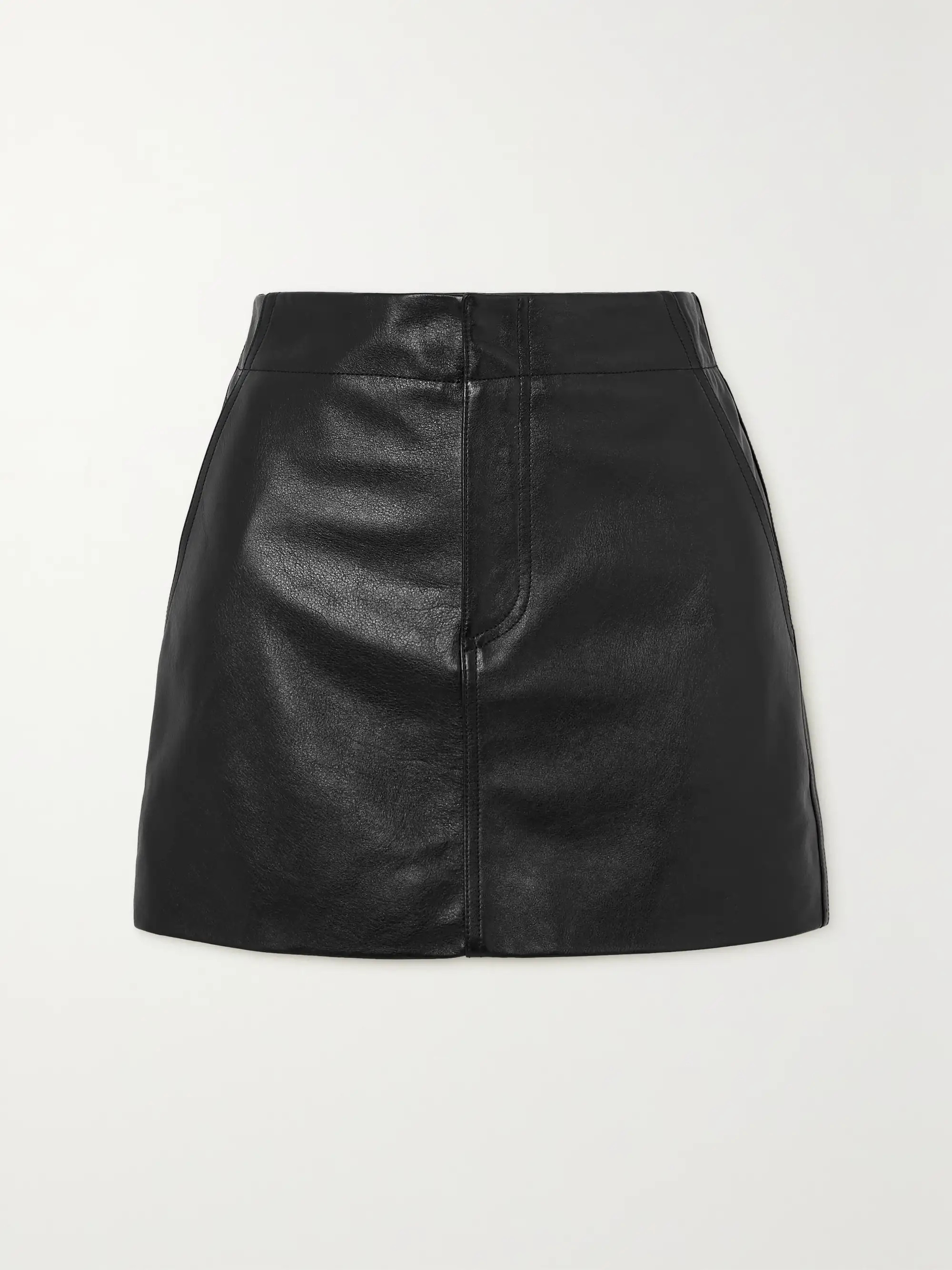 Leather mini skirt | NET-A-PORTER (US)