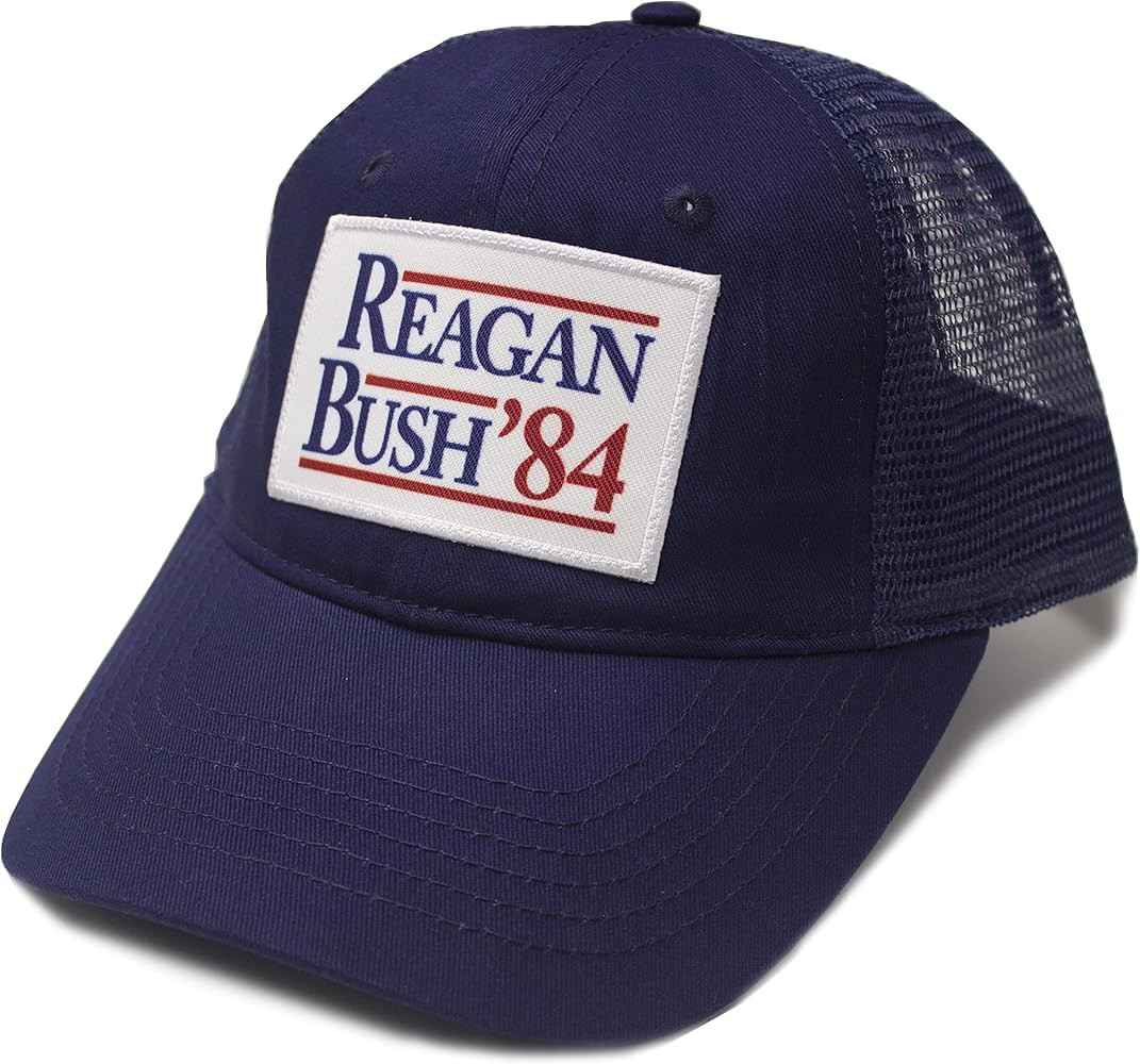 Reagan Bush '84 Navy Blue Hat with Sublimated Patch | Amazon (US)