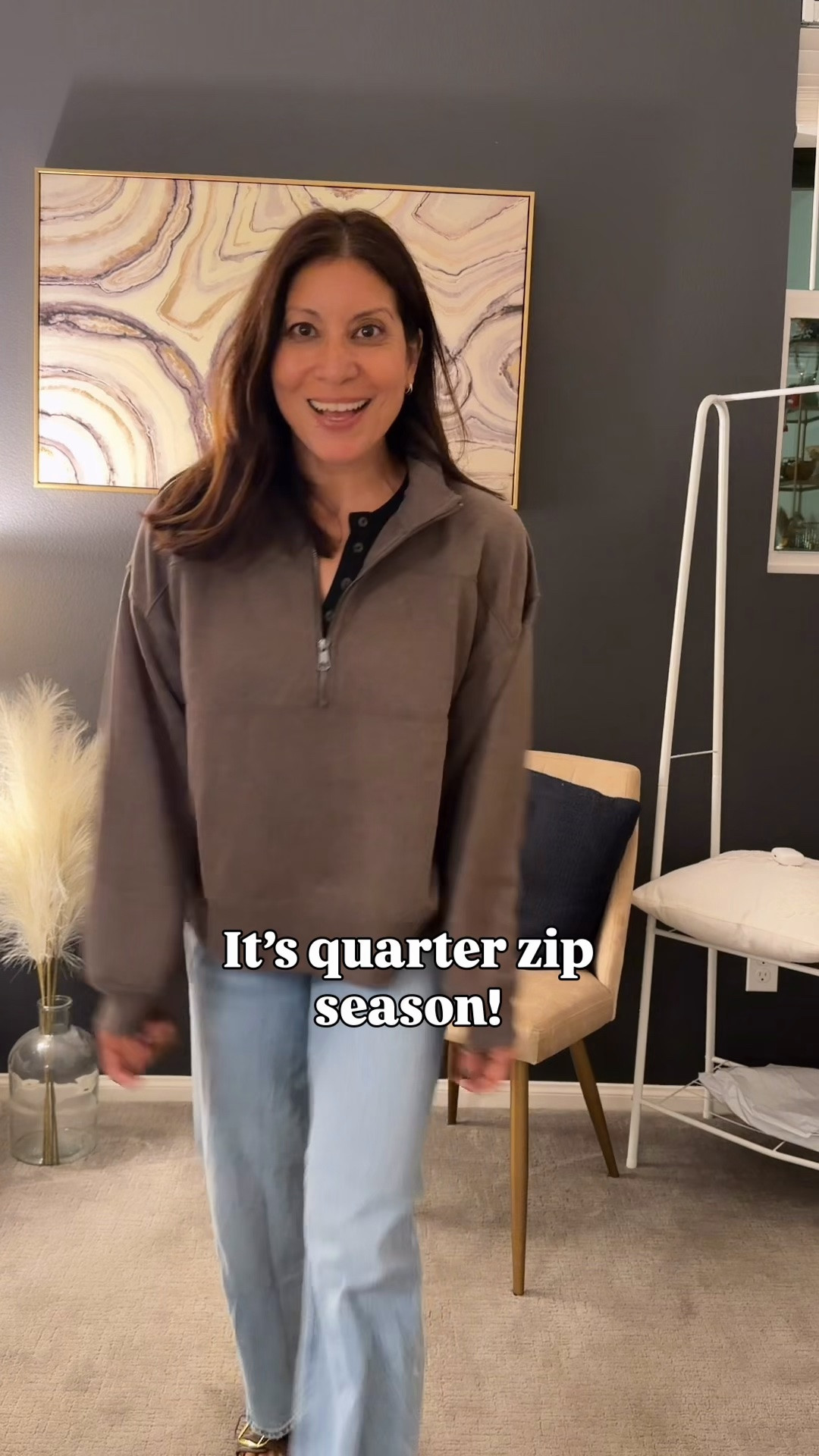 For the last quarter of the year! One of my favorite seasons.

@American Eagle Outfitters 
wearing xs 
Jeans size 2 short 

Fall fashion over 50

#LTKootd #LTKSeasonal #LTKPetite