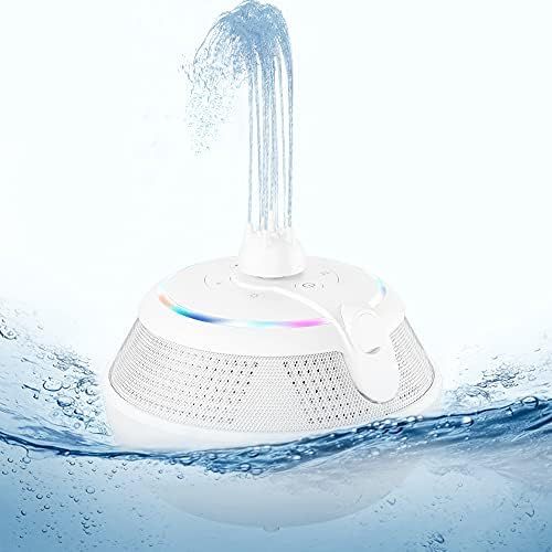 Fountain Waterproof Bluetooth Speaker, Wireless Shower Floating Party Outdoor Pool Speakers with Lig | Amazon (US)