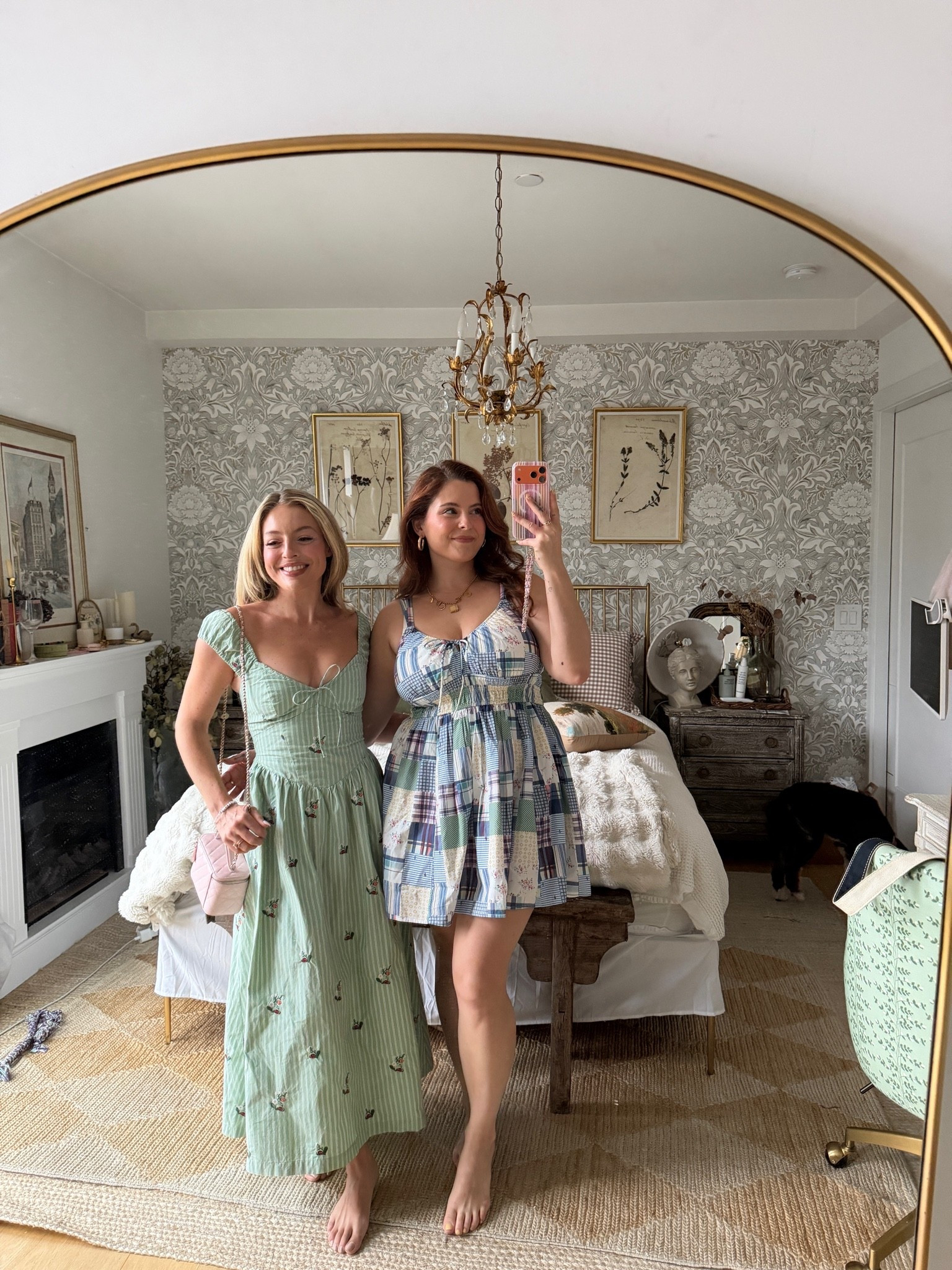 Abercrombie patch work mini dress and green midi dress

#LTKSeasonal #LTKMidsize #LTKPetite