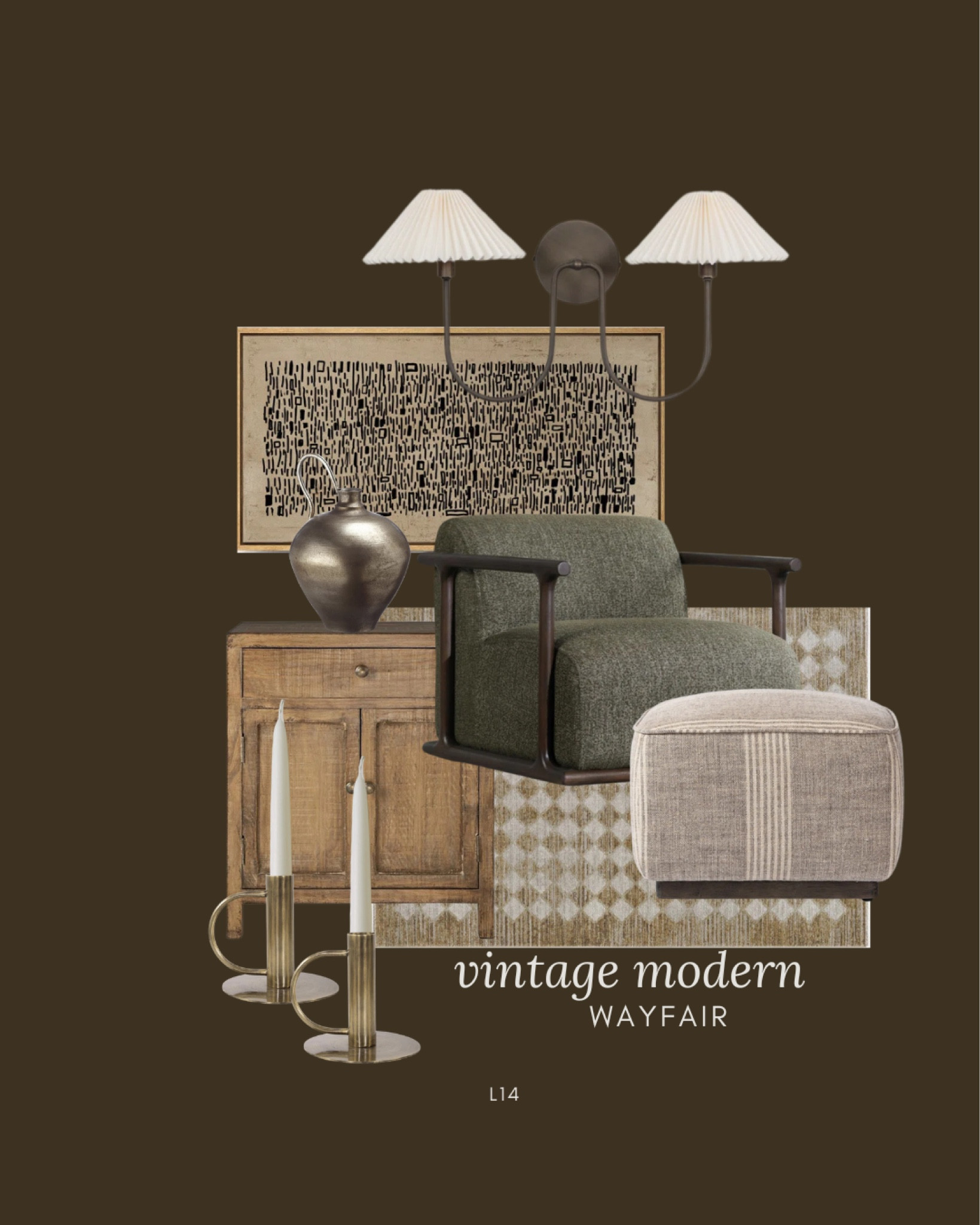 Vintage modern living room, design, modern framed and ready, art, large ottoman, love this new modern chair, candlestick holder, Wayfair, double wall

#LTKHome #LTKSaleAlert #LTKStyleTip