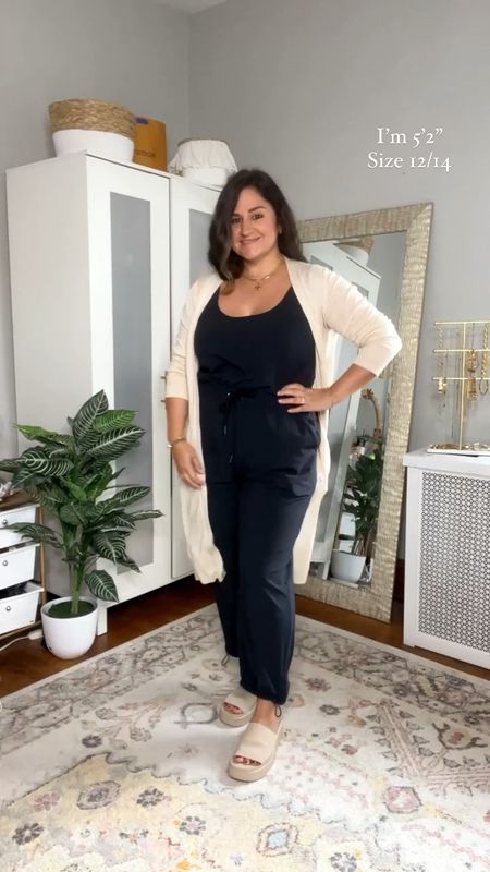 Easy weekend outfit 🖤

I wear this traveler jumpsuit EVERYWHERE and always get compliments! It’s so comfy and a great casual weekend outfit, travel outfit, or even casual work outfit!

Wearing a petite large

Comfy outfit, romper style, jumpsuit style, 90s sandals, long cardigan, abercrombie jumpsuit, curvy style, midsize style, size 12

#LTKtravel #LTKmidsize #LTKfindsunder100