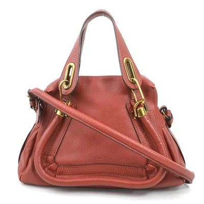 Chloé Chloe handbag shoulder bag Paraty leather red ladies h31258g | eBay AU