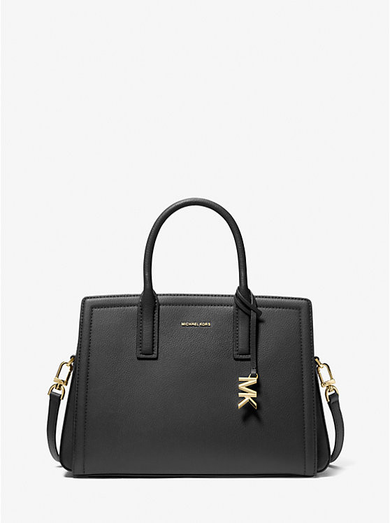 Laila Medium Leather Satchel | Michael Kors US