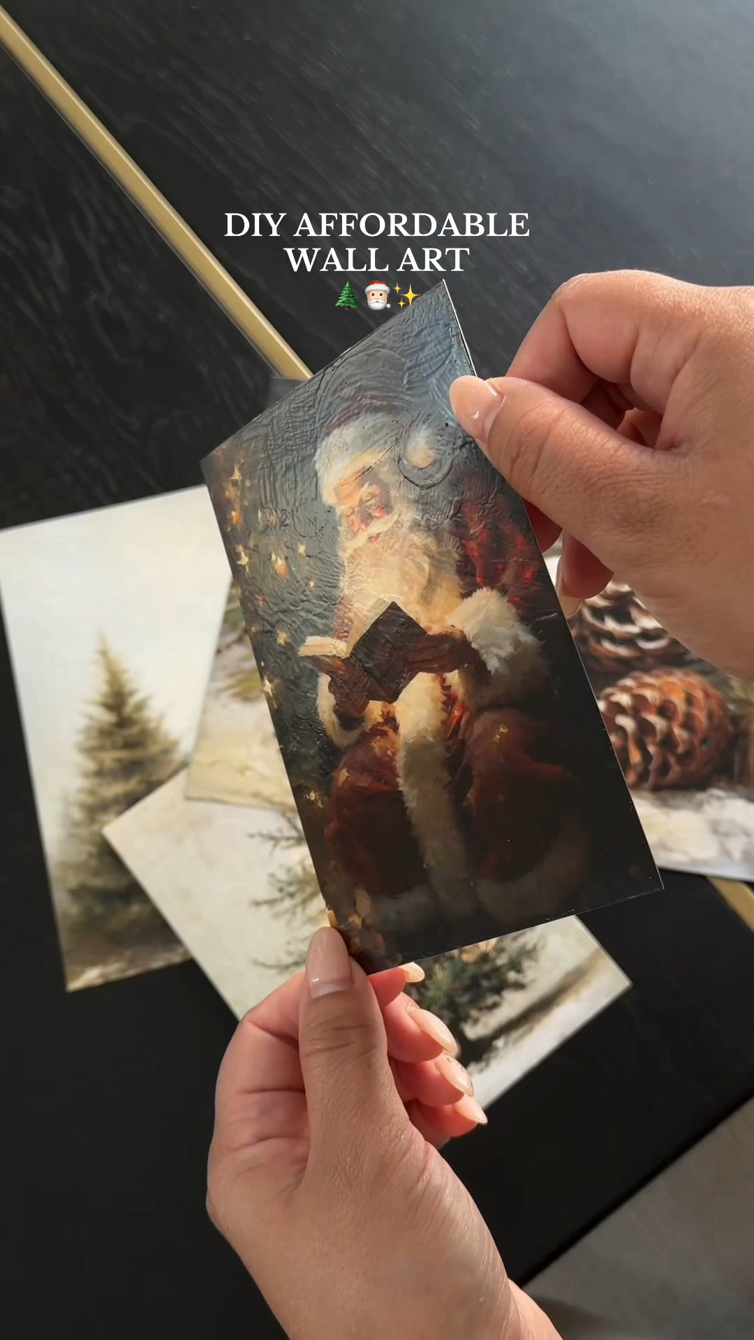 DIY FRAMED WALL ART 🎅🏻🌲✨

#LTKHome #LTKHoliday