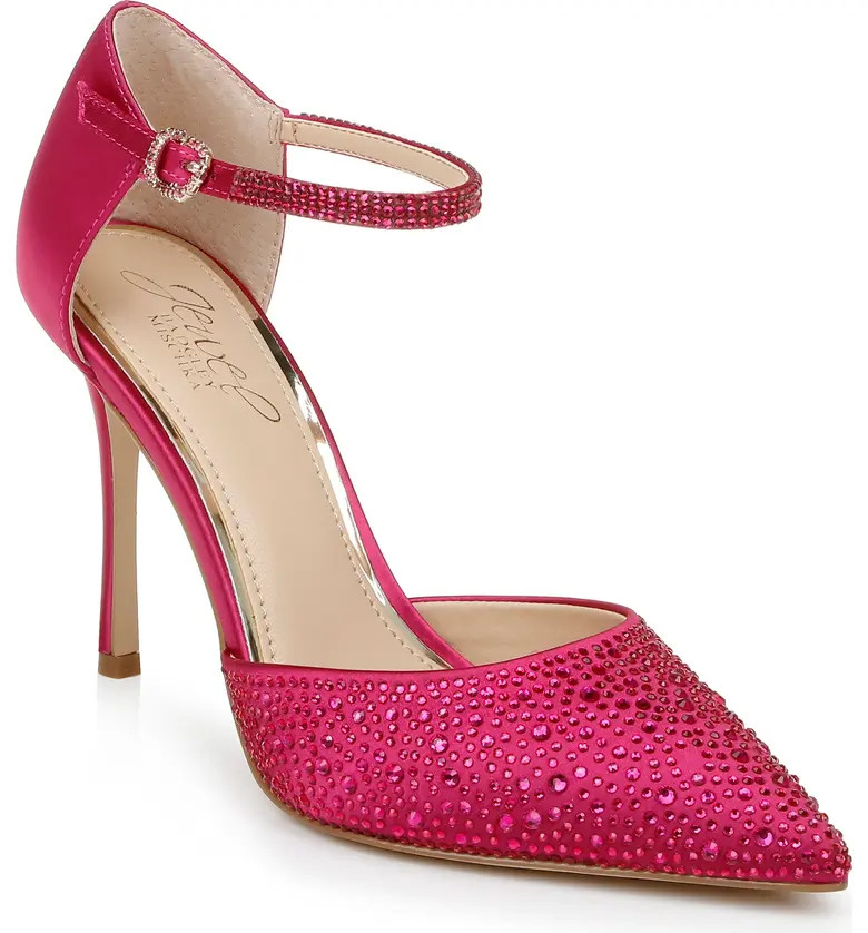 Jewel Badgley Mischka Jailene Ankle Strap Pump | Nordstrom | Nordstrom