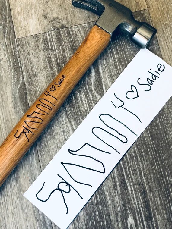 Custom Laser Engraved Father's Day GrandFather Dad StepDad Stepfather Husband Grandpa Hammer Gift... | Etsy (US)