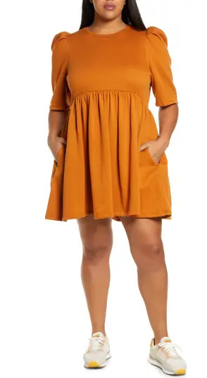 Puff Sleeve Minidress | Nordstrom