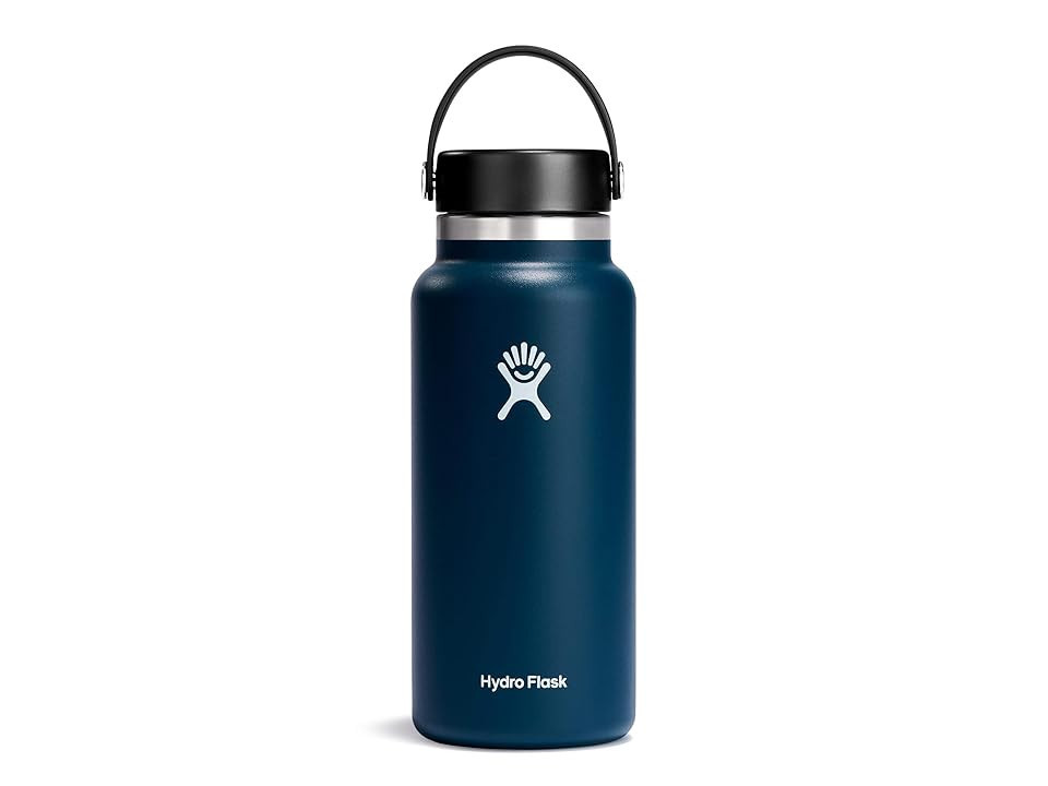 Hydro Flask wide mouth flex cap insulated stainless steel water bottle, 32oz