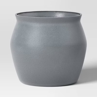 Speckled Composite Indoor Outdoor Planter Pot Charcoal Gray - Threshold™ | Target