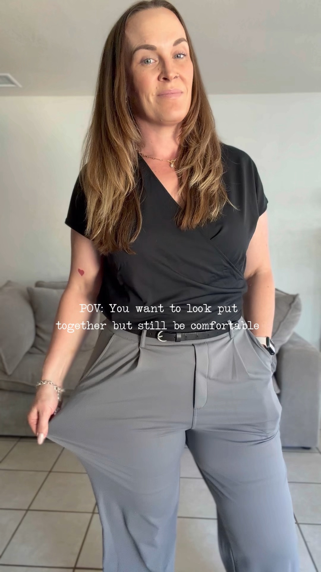 Listen, i’m just an almost 40 year old WFH mom trying to find her sense of style while still hanging on to her need for comfort. 

And these Halara DayStretch High Waisted Pocket Straight Leg Work Pants are it. Flattering and comfortable ✅ Easy to dress up or down ✅ Amd budget friendly ✅✅

And these to your rotation immediately. You won’t regret it! 

Height: 5’8”
Weight: 188 lbs
Usual size: L (10/12)
Wearing: Size L (could have done M for a more fitted look tho)

#LTKWorkwear #LTKMidsize #LTKootd
